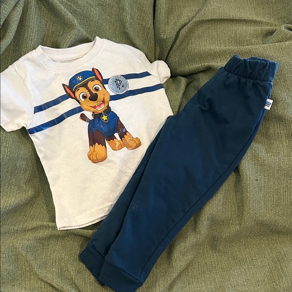 Kids Navy Blue Paw Patrol Joggers
